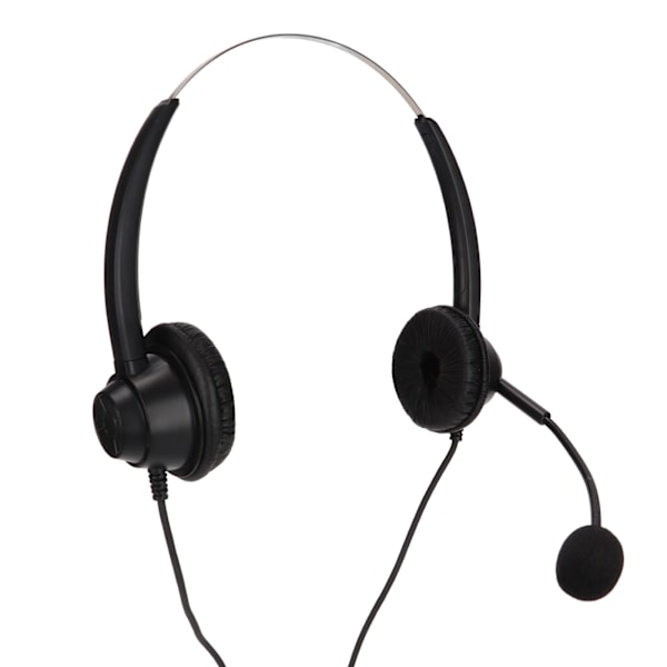 H360D-USB-1 Binaural USB-affärsheadset med justerbar högtalarvolym och mikrofonljud