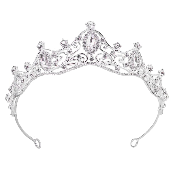 Kvinder Bryllup Krone Brud Legering Rhinestone Crown Hårtilbehør til bryllupper Fødselsdage Forestillinger Fester