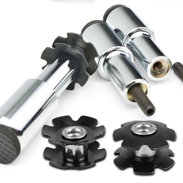 8 stk Terrengsykkel sykkel Star Nut Headset utvidelsesplugg for 28,6 mm / 1,1 tommer gaffeldeler