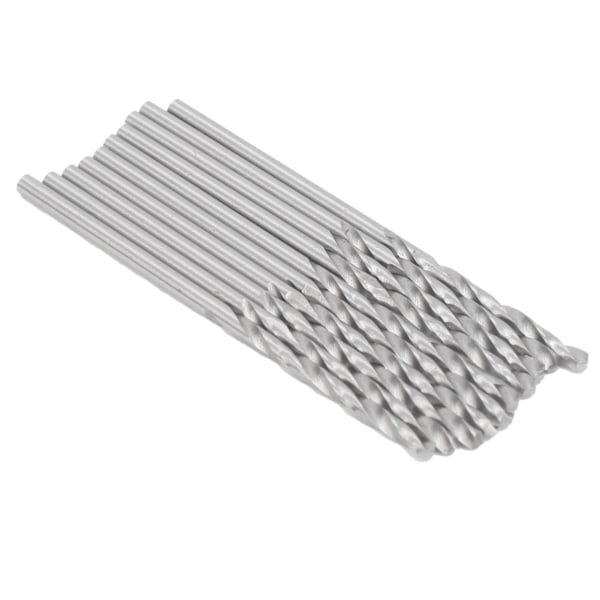 10st rakt skaft vridborr Bead Punch Borr Bits Tillbehörsdelar Set 1,9 mm