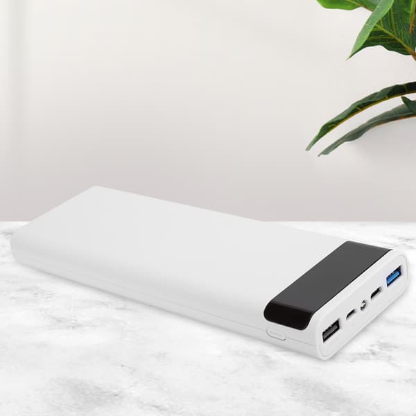10x18650 Batterikasse Bærbar Strømkilde Ingen Svejsning Jacking DIY Power Bank Shell Kit Tilbehør hvid