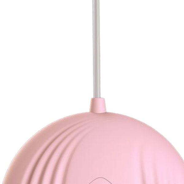 Vibrerande leksaksficka för kvinnor Tyst Vattentät 7 nivåer Batteridriven skalform Vuxen Vibrationsleksak Rosa