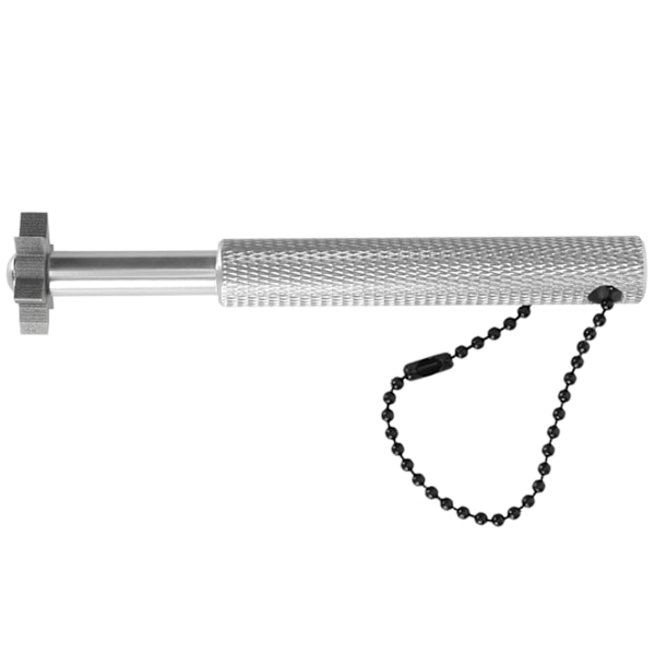Humaniseret Golf Sharpener Club Grooving Sharpening Tool Accessories Supplies med halehængende reb hul Sølv