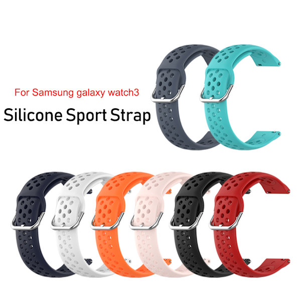 Sportrem til Samsung Galaxy Watch 3 Justerbar Silikone Rem Udskiftning