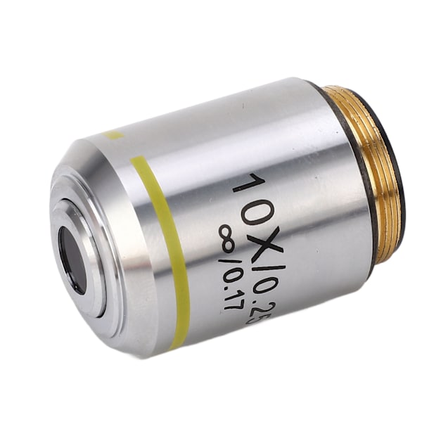 195 Biologisk Mikroskop Akromatisk Objektiv Linse Optisk Glass 20.2mm RMS Tråd 10X Uendelig Biologisk Objektiv Linse
