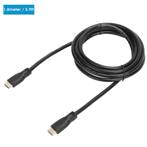 HDMI 2.0 4K 60Hz till HDMI-adapterkabel Höghastighetskonverteringsanslutningskabel 1,8 m / 5,9 fot