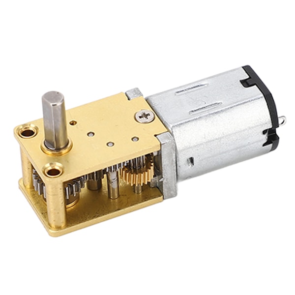 Turbo snäckväxelmotor Micro borstad DC 3V Mini reduktion 1 axel med fast säte 15RMP