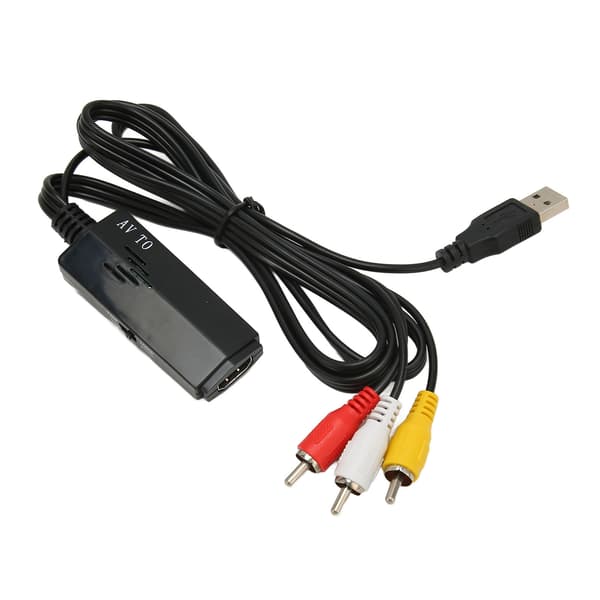 RCA-HD Multimedia Interface -muunnin tukee 1080P USB-virtalähdettä AV-HD Multimedia Interface -sovittimeen