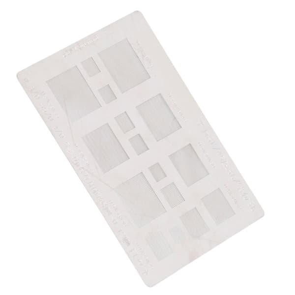Universal BGA Reballing Stencil Multifunktionel Tin Mesh Loddeskabelon til Telefon BGA IC Chips Reparation