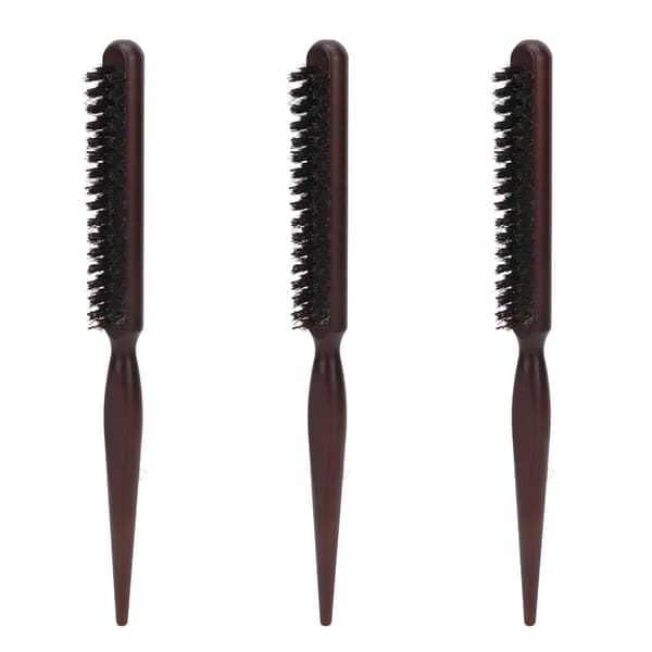 3 STK Nylon Børste Teasing Børste Tilspidset Hale Hår Skillekam Styling Hårbørste til Krøllet Hår Styling