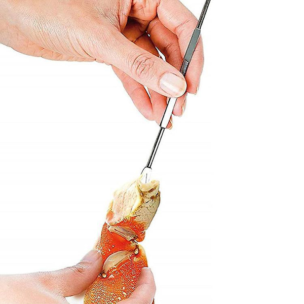 Seafood Værktøjssæt - 13 Dele, Inkluderer 7 Gaffler og 6 Hummer/Krabbe Knusere