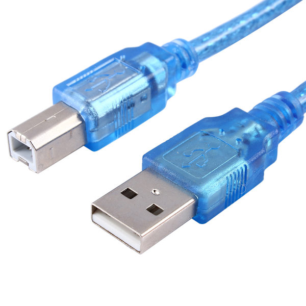 USB 2.0 A hane till B hane M/M datatransfer skrivare kabel sladd adapter