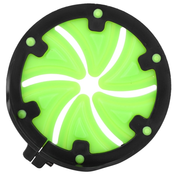 Utendørs PP Plast Grønn Svart Kronblader Trekantet Universell Paintball Speed Feed Gate Lokk Hoppere Deksel