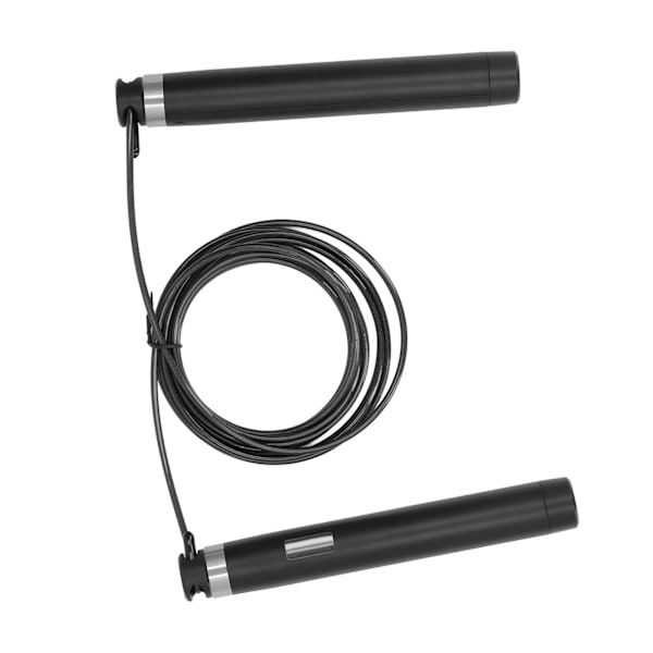Bluetooth Count hoppetau Nøyaktig telling 360 grader universalt elektronisk hoppetau med HD LCD-skjerm for trening