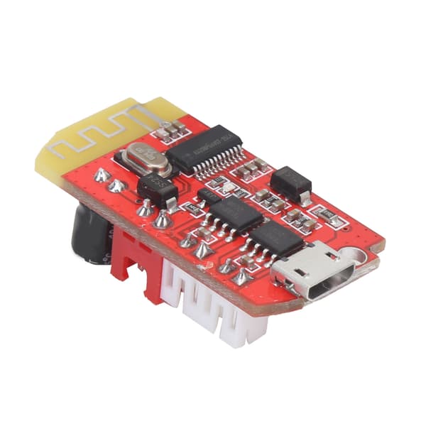 Stereo effektforsterkermodul Bluetooth 4.2 5W+5W lydforsterkerkort med USB-ladeport