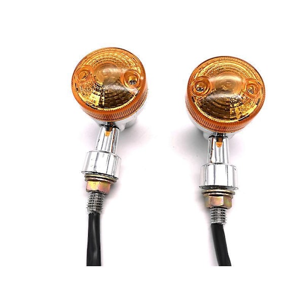 Motorcykel LED Blinklys, 10 stk 12V Amber Blinklys Indikatorlamper