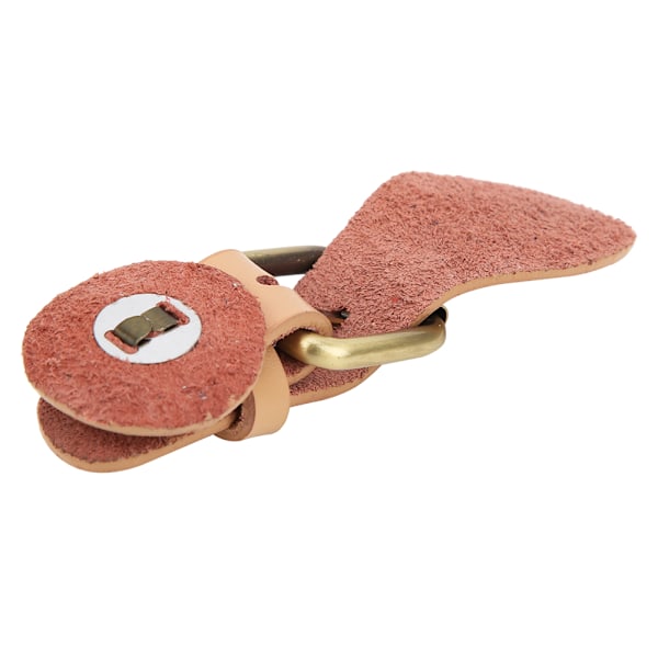 1 st spännlås i kohud för väskor, gör-det-själv-tillbehör i brons (beige)