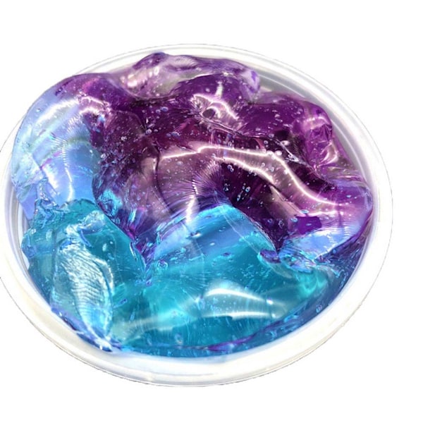 DIY Farveblanding Farveblok Gradient Krystal Mud Legetøj Til Børn Klar Fluffy Ler Anti Stress Legetøj