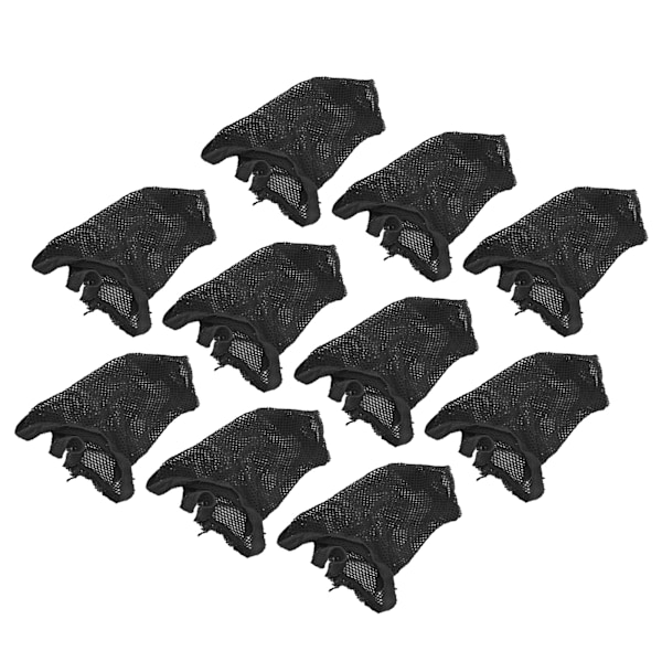 10 st Peruk Mesh Cap Sträckbar Mjuk Andas Nylon Dome Peruk Cap för kvinnor Cosplay