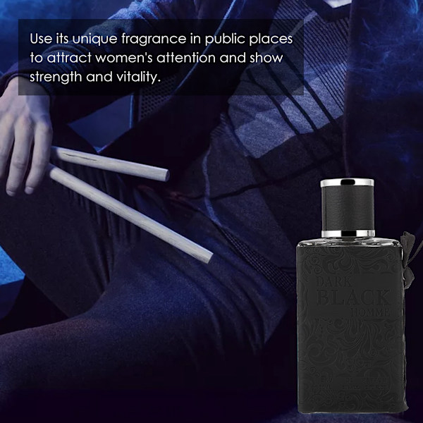 JEAN MISS French Men Doft Långvarig Cologne Parfym Födelsedagspresent 80ML (YT-1761 Black)