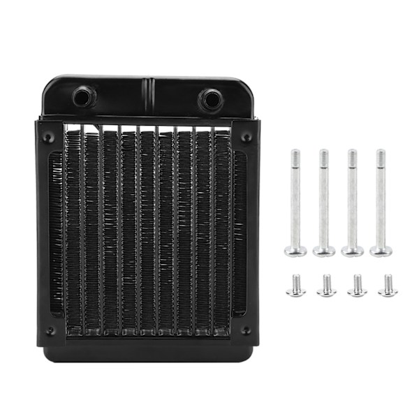120MM Computer CPU Vandkøling Radiator Køler Køleplade 10 Rør