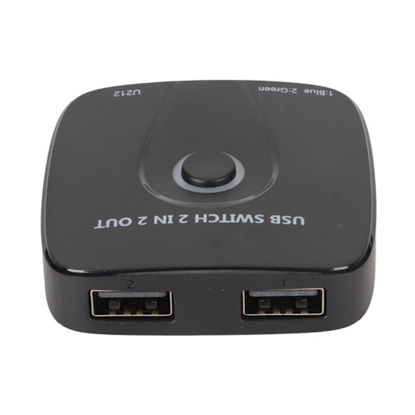 2 ind 2 ud USB-switcher, problemfri skift, USB-switcher til 2 computere, del 2 USB-enheder, mus, tastatur, scanner, printer