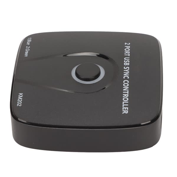 2 i 1 USB Switch Selector Multifunktionel Stabil Transmission KM USB Sync Switch Controller USB Delingsswitch