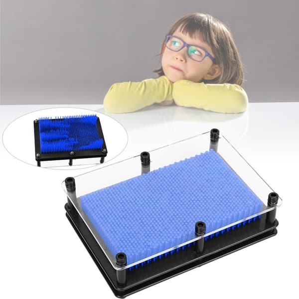 3D Klon Håndmodell Barn Plast Hånd Ansikt Modell Dyp Blå Klon Pin Art