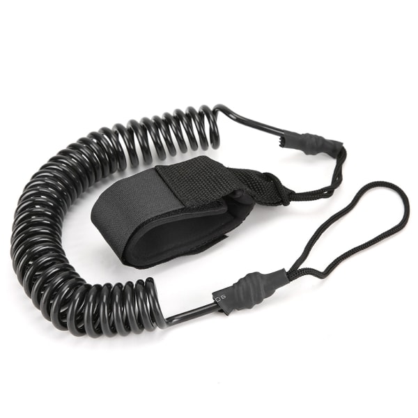 TPU svart elastisk vattensportfotsrep Surfing Paddle Board Ankelfjäder dragband