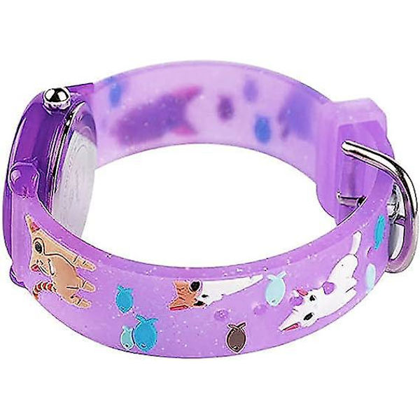 Vedenpitävä silikoninen watch söpöllä 3D-sarjakuvasuunnittelulla
