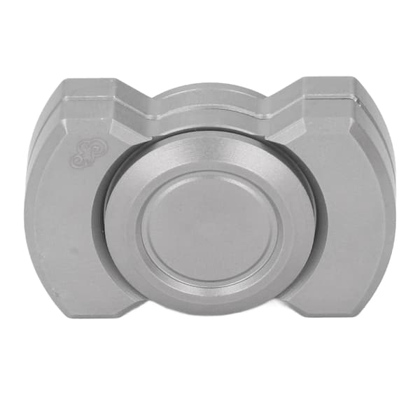 Fidget Slider Leketøy Bærbart Lett Ergonomisk Multifunksjonelt Robust Stressavlastende Slider for Voksne ADHD ADD Sølv