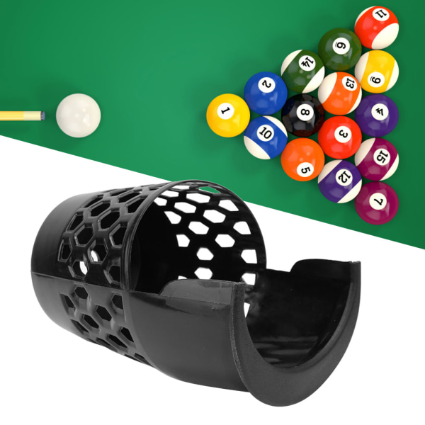6 STK Plast Holdbar Praktisk Snooker Kurv Hjemmeunderholdning Billardbold Opbevaringslomme Poolbord Tilbehør20CM