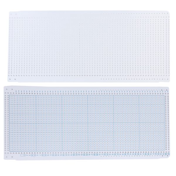 10 st stygn hålkort 10 st rutpapper Nylon stickmaskin tillbehör