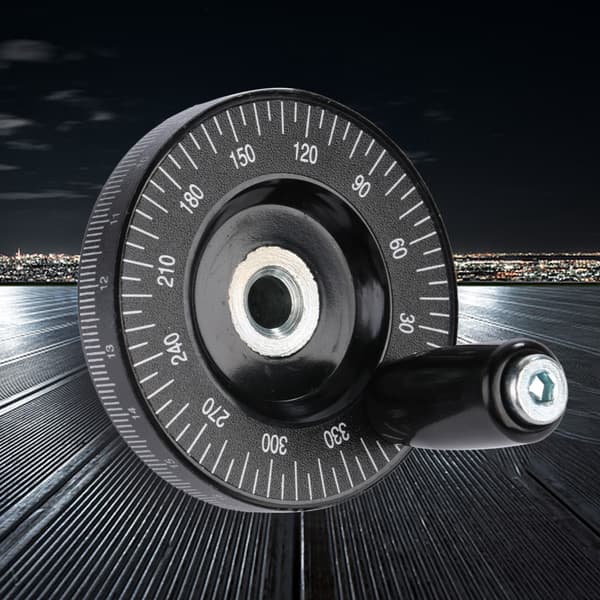 1 stk 63 mm solid bakelitt håndhjul skala håndhjul maskintilbehør