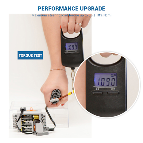 Servomoottorin Toiminto Power Function -lisävarusteet 88004:lle