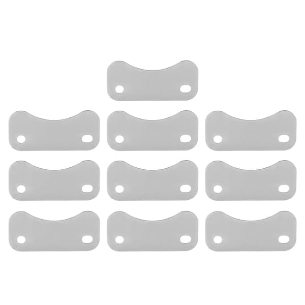 10 stk. ventilplade støbejernsmateriale luftpumpe 0,97/1,13 reparations tilbehør til 95 mm cylinder
