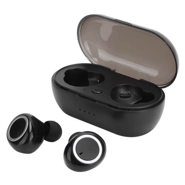 BTH-i30 Bluetooth 5.0 Stereo True Wireless Hörlurar Brusreducering Binaural Headset Silver Svart