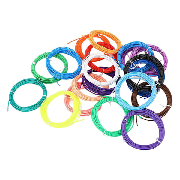 3D Print Pen Filament Lav Temp PCL Pen Forbrugsmateriale 1,75 mm 3D Print Filament Refill kompatibel med Børnetegning
