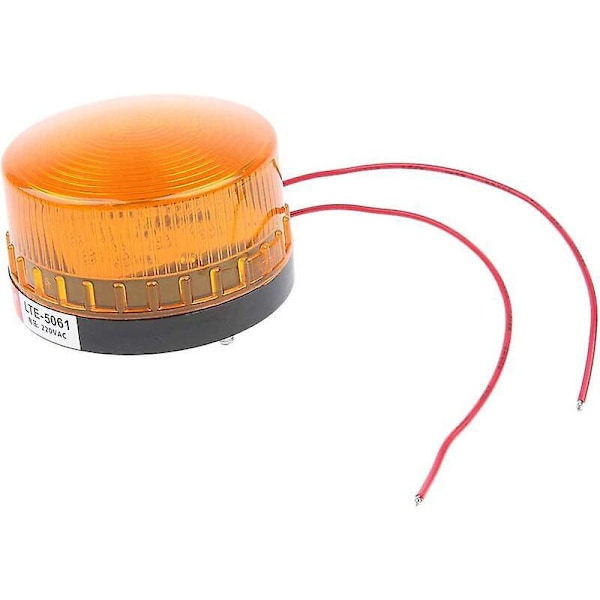 220V Varningsljus LED Blinkande Varningslampa Bil Nödljus 72mm