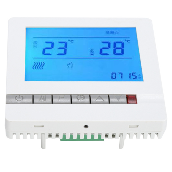 AC220V Termostat Vatten Golvvärme Temperaturregulator Panel med LCD-Display