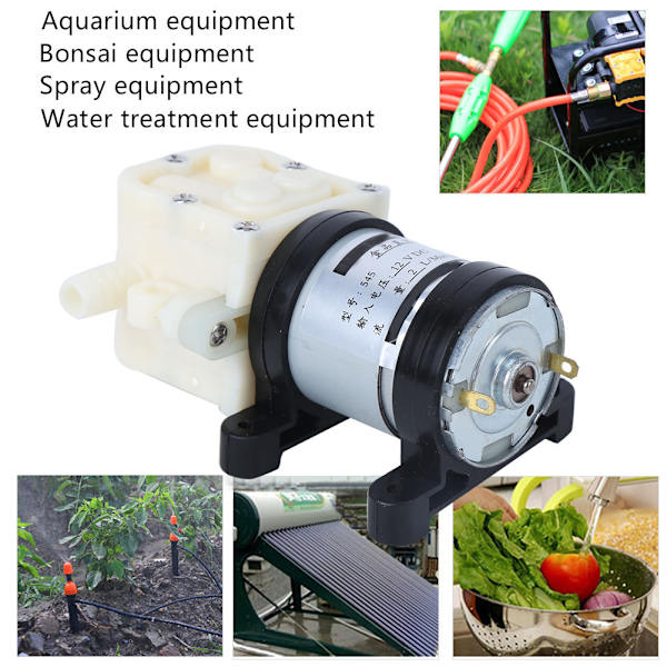 DC12V 545 membranpumpe med selvansugende funktion 5 ~ 10m løft