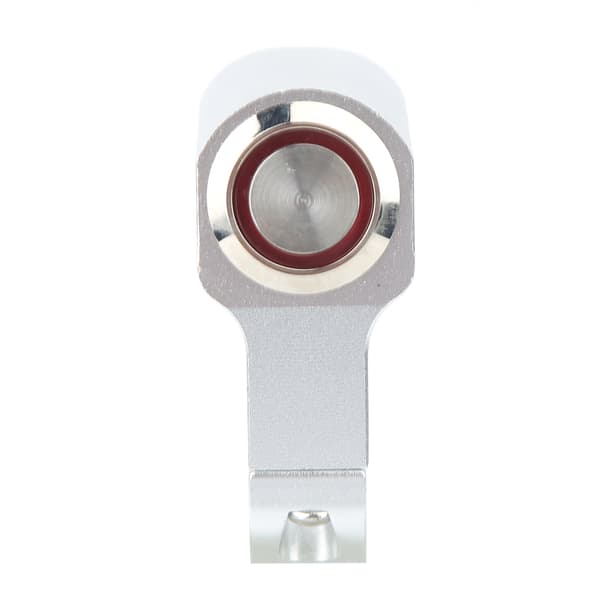22 mm / 0,9 tommer styrekontrollbryter i rustfritt stål, frontlys, tåkelys, på/av LED-knappmontering