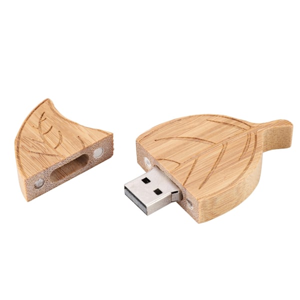 Puinen lehti USB-muistitikku tallennustila USB 2.0 U-levy muistitikku PC:lle Yhteensopiva USB1.1(16G)