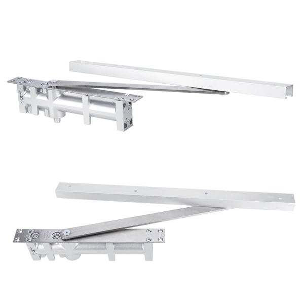 Automatisk positionering av aluminium Dold hydraulisk buffertdörrstängare 80KG Hårdvarubeslag
