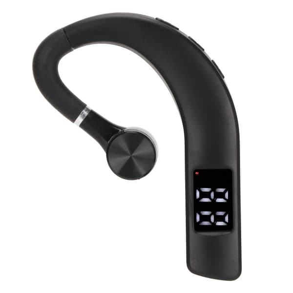 Bluetooth-headset IPX5 vandtæt håndfri støjreducerende enkeltøre Bluetooth-øretelefon til løb, kørsel, forretning