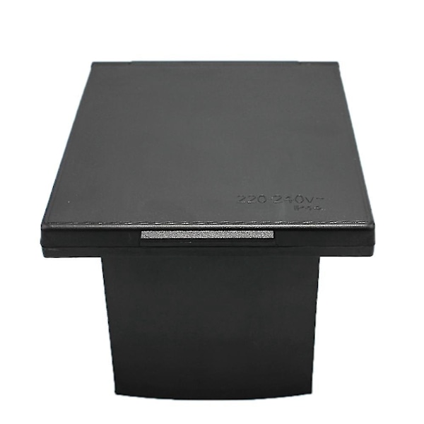 RV 220V-240V 16A Extern Infälld Anslutning Vattentät Kontakt Uttag Svart-B5