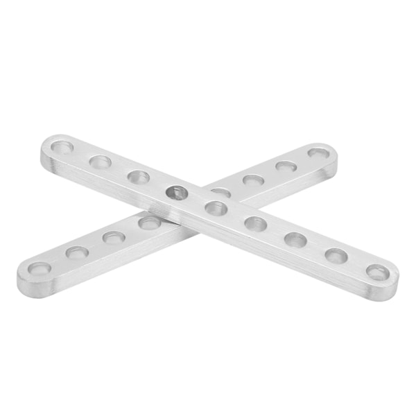 1 par 3102-0009-0072 flat bjelke 9 hull 4 x 8 x 72 mm tilbehør til robotstruktur