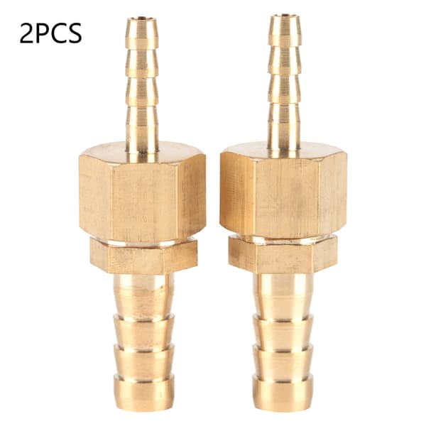 2 stk 4-6 mm messingkobling slangehale reduserende pluggkontakt