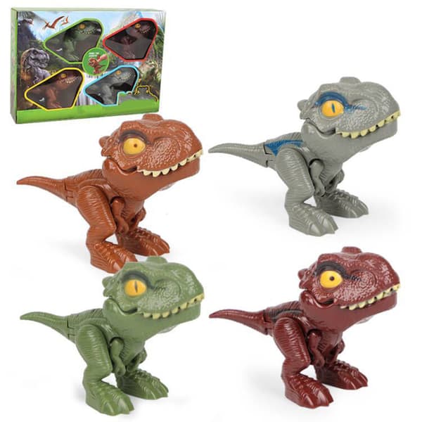 Dinosaur Egg Leketøy for Barn Dinosaur Fingerbitende Leketøy Interaktive Spill Leker Barn Gaver