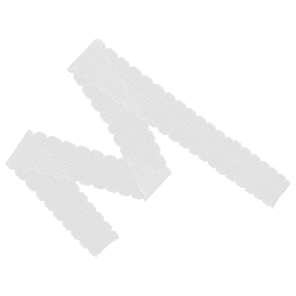 10 meter blonderand 5 cm bredde dobbel rad gitter dekorativt bånd for søm sløyfe making